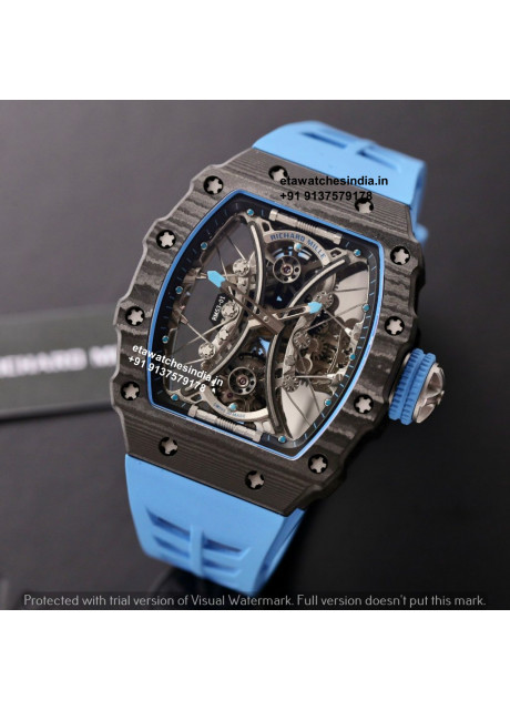 Richard Mille RM 53-01 Pablo Super Clone Watch| Real Working Tourbillon Swiss Movement | NTPT Carbon Case