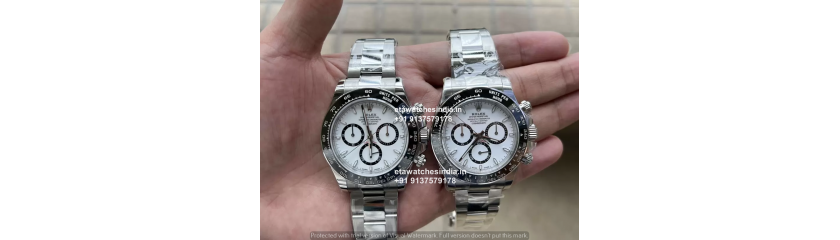 rolex daytona panda real vs super clone