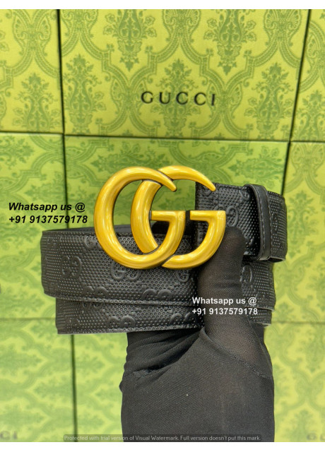 Gucci Signature First Copy Belts | 1:1 Mirror Replica Super Dupe Mens Belts