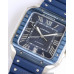 Cartier Santos Rubber Strap 1:1 Super Clone Swiss ETA Watch