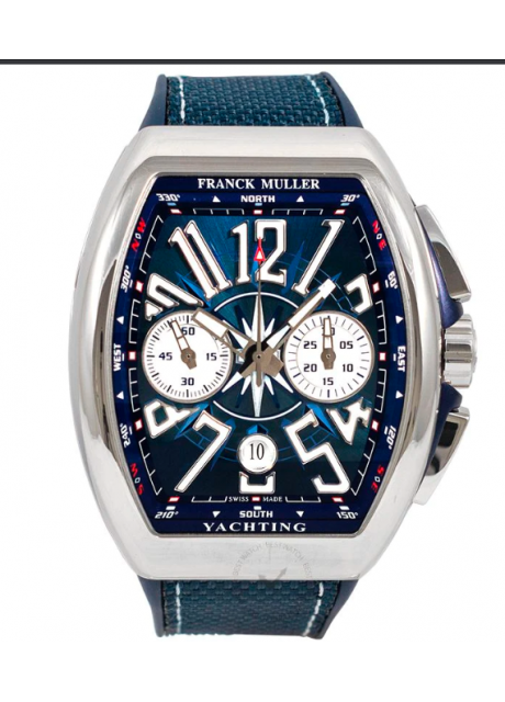 Franck Muller 1V 45 SC DT YACHT (BL) Vanguard 1:1 Super Clone ETA Watch India Online