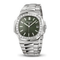 Patek Philippe Nautilus 5711/1300A Green Dial Diamond Swiss ETA Watch India