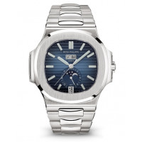 Patek Philippe Nautilus Moonphase Super Clone Replica Watch |Same Like Real PPF Annual Calendar 5726 Blue Dial