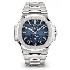 Patek Philippe Nautilus Moonphase Super Clone Replica Watch |Same Like Real PPF Annual Calendar 5726 Blue Dial