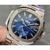 Patek Philippe Nautilus Moonphase Super Clone Replica Watch |Same Like Real PPF Annual Calendar 5726 Blue Dial