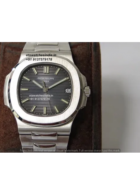 Patek Philippe Nautilus Gray Dial Super Clone Swiss ETA Watch| Ref. 5711/1A 