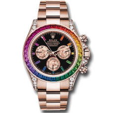 Rolex Daytona 116598RBOW Rainbow Everose Gold Swiss ETA 1:1 Super Clone Watch India