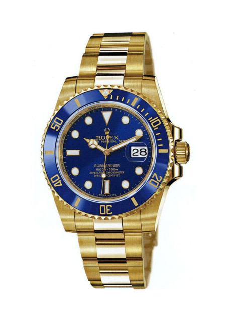 Rolex 126618LB Submariner Date Yellow Gold Super Clone 1:1 ETA Watch Blue Dial Mumbai 