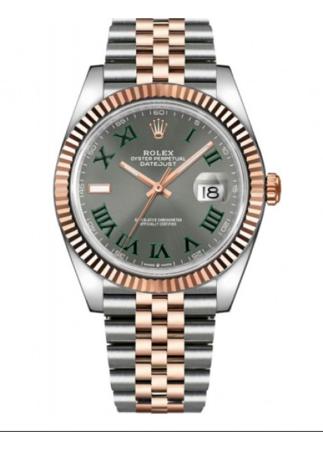 Rolex Datejust Wimbledon Everose Gold M126331-0016 Swiss ETA 1:1 Super Clone Watch Mysore