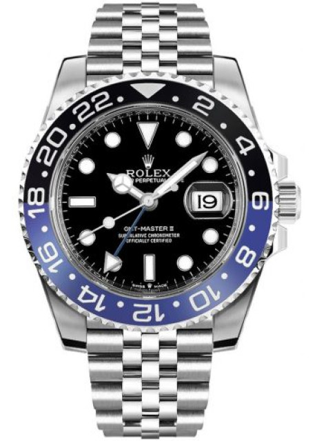 Rolex BATGIRL Jubilee GMT Master ii Super Clone Watch India | Swiss ETA 3285 Movement | Ref.126710blnr