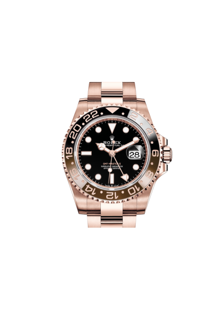 Rolex Root Beer Super Clone GMT Master II Everose Gold Watch Ref. M126711chnr-0001