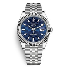 Rolex Datejust 41 Fluted Motif Blue Dial Super Clone Watch Ref.M126334-0032 | 1:1 Swiss ETA 3235 Movement
