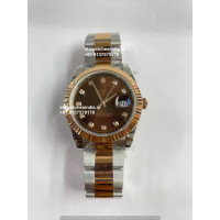 Rolex Datejust Chocolate Dial Swiss ETA Watch |1:1 Super Clone 3235 Movement