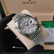 Rolex Datejust 36 Mother Of Pearl Super Clone Watch | 1:1 Swiss Caliber 3235 Movement