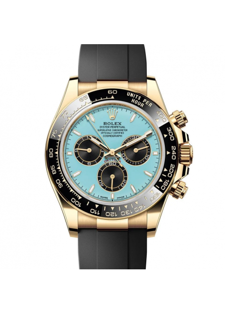 Rolex Daytona Oysterflex Turquoise Blue Super Clone Watch| Swiss Clone 4131 Movement| Ref.126518LN Latest 2025 Release