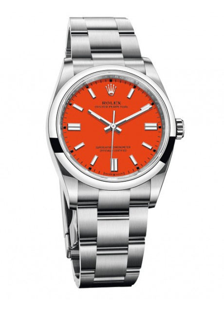 Rolex Oyster Perpetual Coral Red Super Clone Watch India| Swiss ETA 3230 Movement