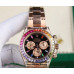 Rolex Daytona 116598RBOW Rainbow Everose Gold Swiss 1:1 Super Clone Watch India