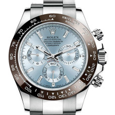 Rolex Daytona Ice Blue Cosmograph Baguette 1:1 Super Clone Watch |Swiss ETA 4130 Movement| Ref.M116506-0002