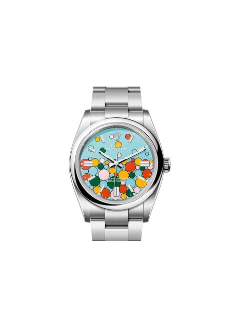 Rolex Celebration Dial Oyster Perpetual 1:1 Super Clone Watch| Swiss ETA 3230 Movement| Ref.M126000-0009